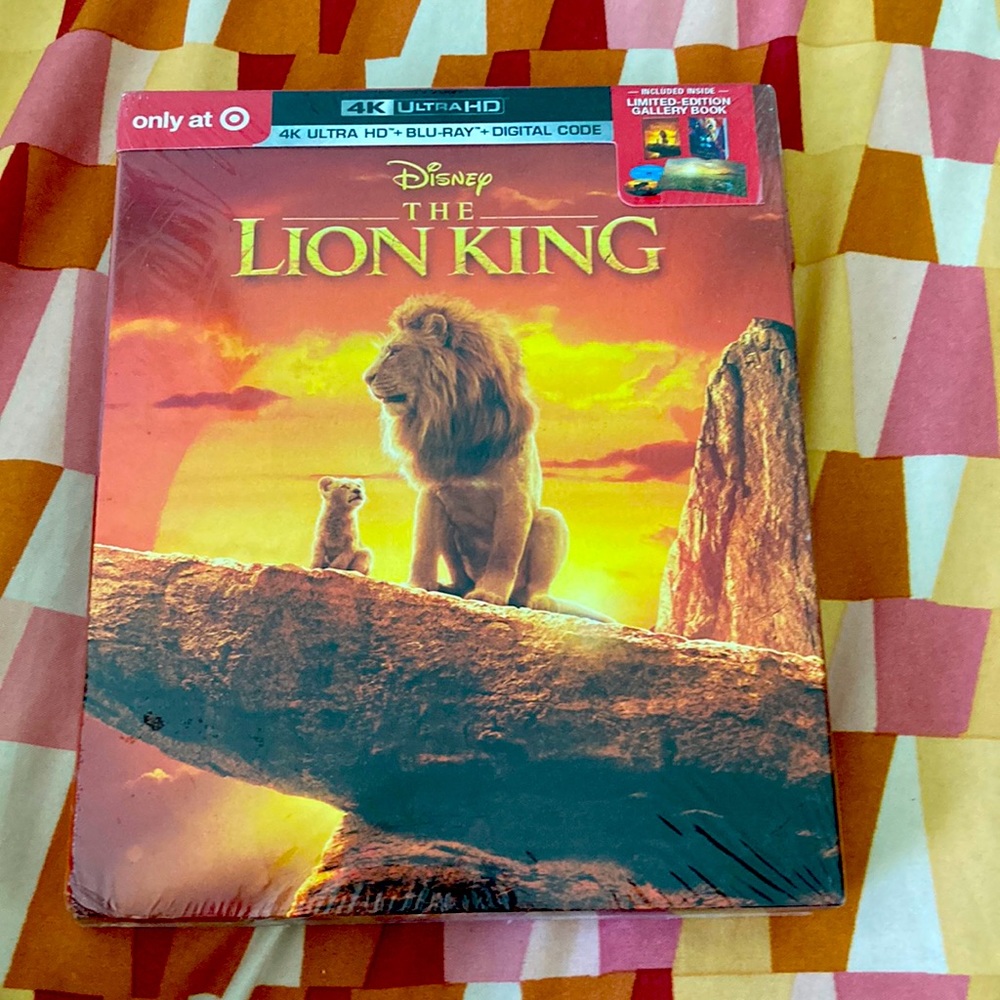 Target exclusive book and movie lion king